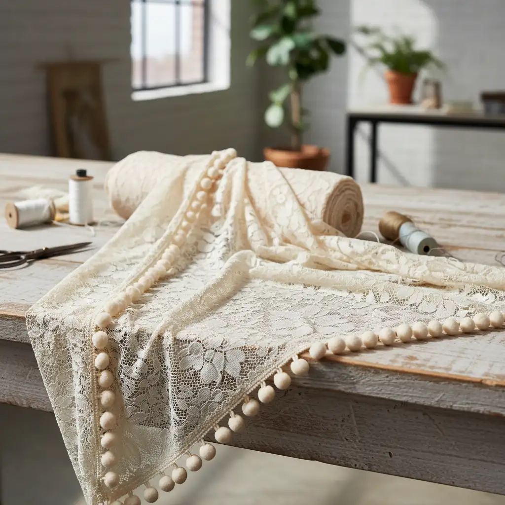Pompom Lace Trim